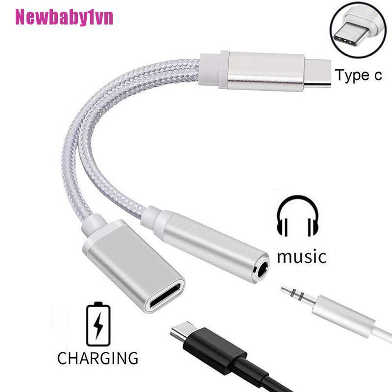 Cáp Chuyển Đổi Từ Cổng 3.5mm Sang Cổng Type C Chất Lượng Cao