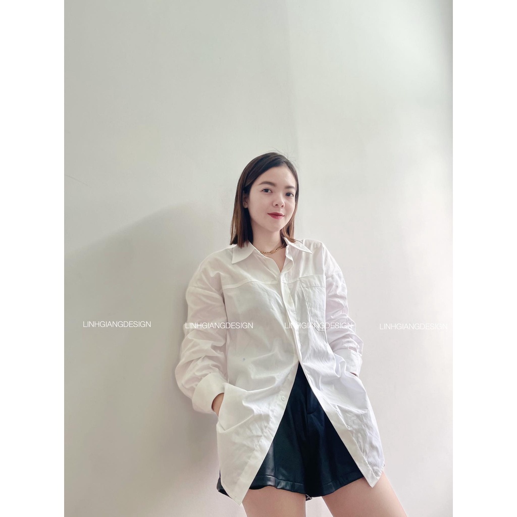 Áo sơ mi freesize dáng rộng thời trang nữ cao cấp
