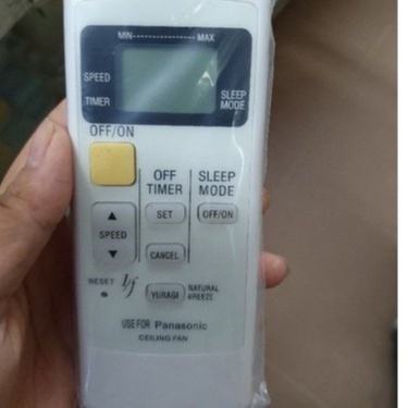 ĐIỀU KHIỂN DÙNG CHO QUẠT TRẦN 5 CÁNH PANA tăng đôi pin