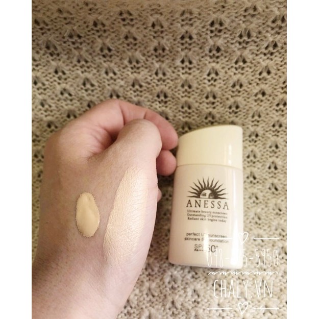 Kem nền trang điểm chống nắng Anessa Perfect UV Skincare BB Foundation a 25ml Nhật