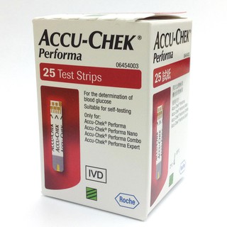 Que thử tiểu đường Accu-Check Performa lọ 25 que