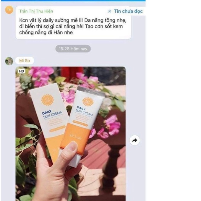 Kem chống nắng DAILY SUN CREAM 3 IN 1 SPF50+ PA ++++ 60ML