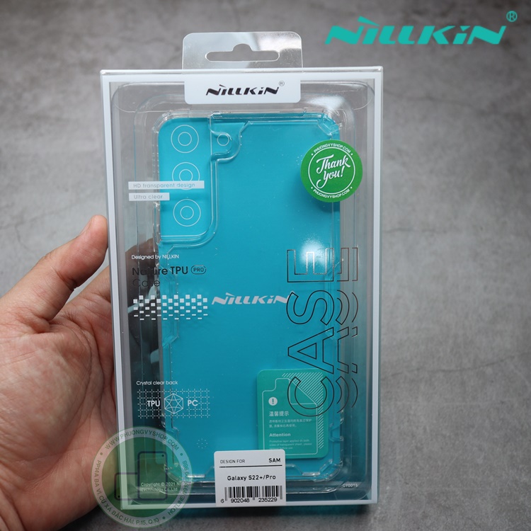 Ốp dẻo Nillkin trong suốt Chống sốc cho Samsung Galaxy S22 Ultra, S22, S22 Plus Chính hãng