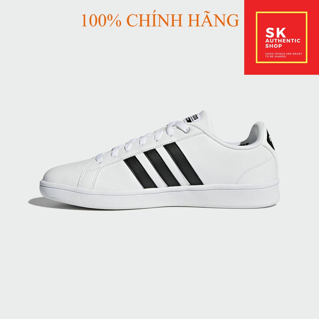 [Order US] Hàng có sẵn Giày thể thao nam Adidas Cloudfoam Advantage White, đảm bảo hàng Auth cho ae