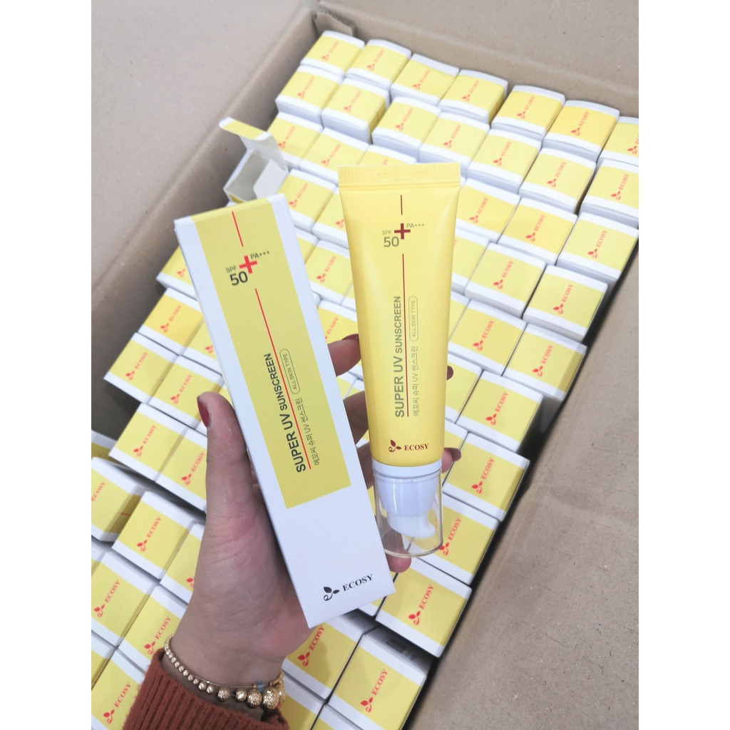 Kem Chống Nắng ECOSY Super UV Sunscreen SPF50+PA+++ Ngăn ngừa Chống lão hóa 100ml - BX3910