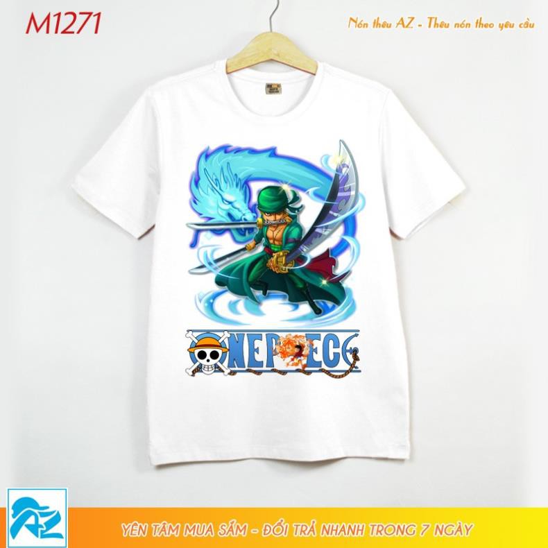 Top 5 mẫu Áo thun One Piece tuyệt đẹp về team Luffy Zoro Sanji ACE ( có size trẻ em ) - hình in  cực chất