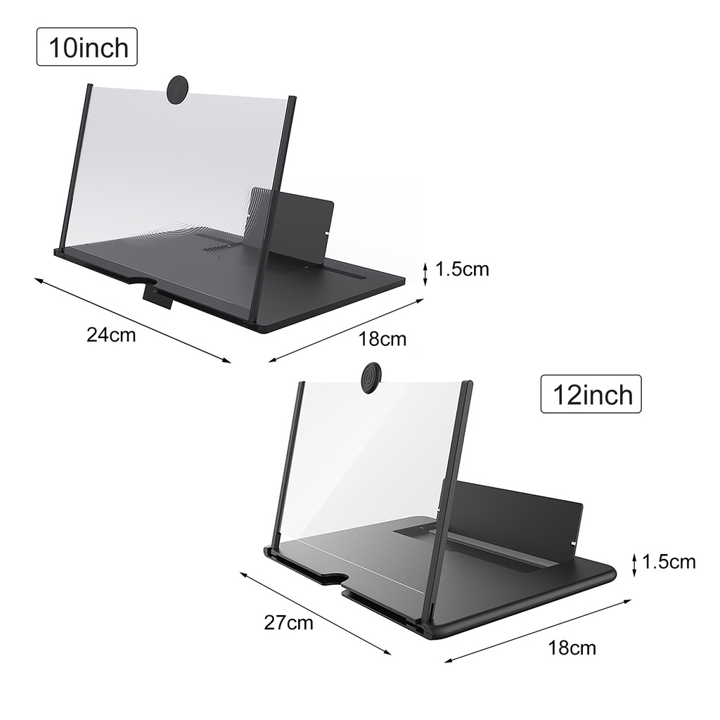 Ky Kính Lúp Phóng To Màn Hình Điện Thoại Để Bàn Đa Năng Có Thể Gập Lại