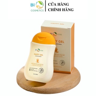 Dung dịch vệ sinh phụ nữ biocos happy gel 10ml - gel phụ khoa ngăn ngừa viêm nhiễm