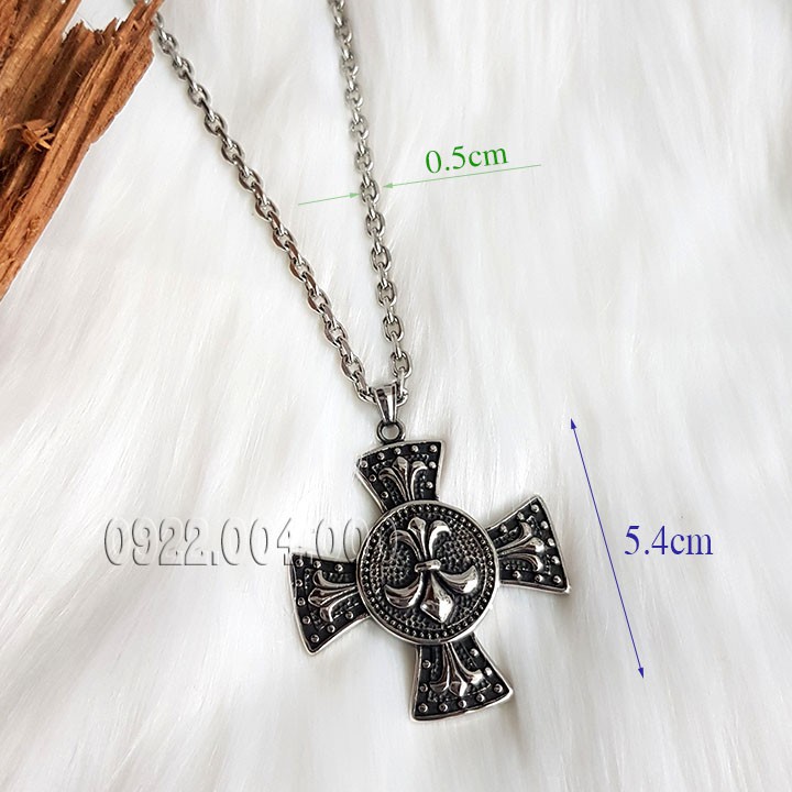 Dây chuyền nam, dây chuyền chromeheart thánh giá MZ1569.