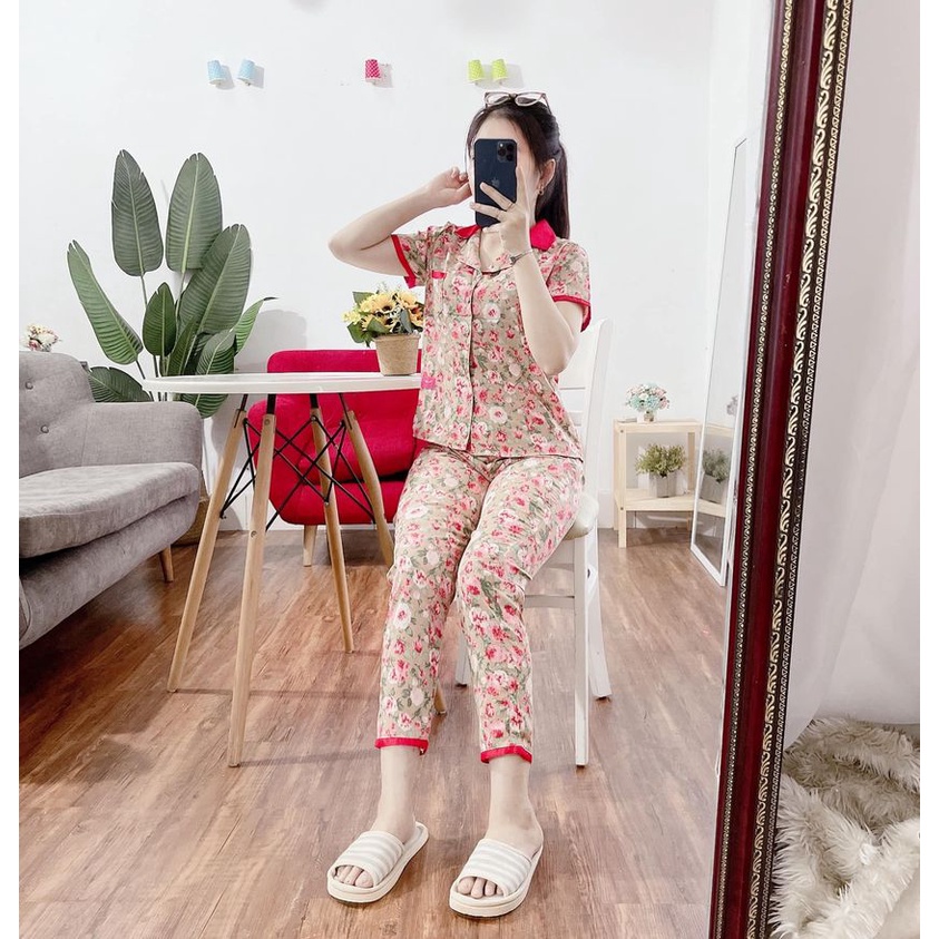 đồ bộ chất  lụa mềm mát