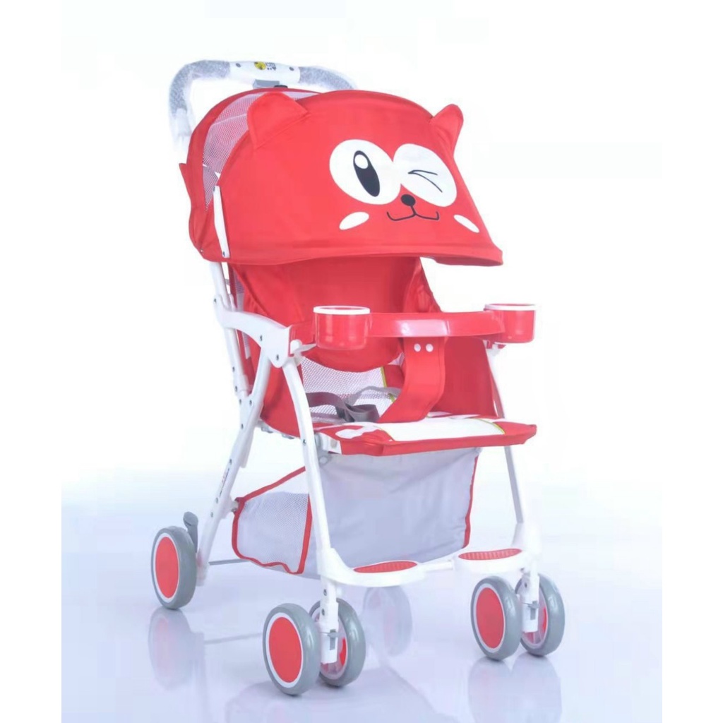 Xe đẩy trẻ em gấp gọn nhiều tư thế lưng nằm lưới thoáng mát