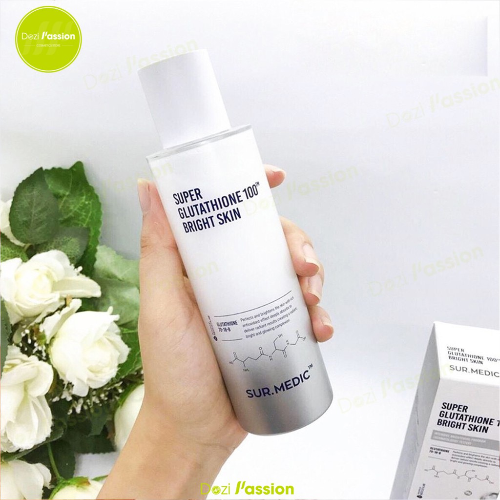 Toner Sur.Medic Dưỡng Trắng Da, Chống Lão Hóa - SurMedic Super Glutathione 100 Bright Skin 145ml