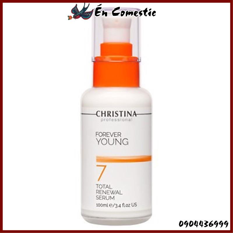 Tinh Chất Tái Tạo, Cấp Ẩm Chuyên Sâu Christina Forever Young Total Renew Serum 7 100ml Chính Hãng