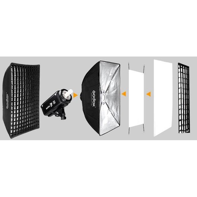 [Mã 273ELHA100K0 hoàn 7% đơn 500K] Softbox tổ ong Godox 60x90cm