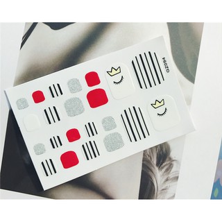 Miếng dán móng chân - Nail Wraps (22 miếng dán khô)