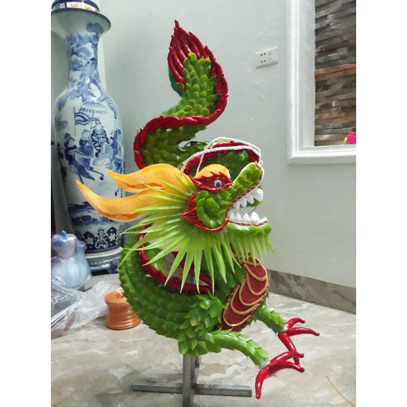Cặp rồng phụng hoàn thiện vảy giả