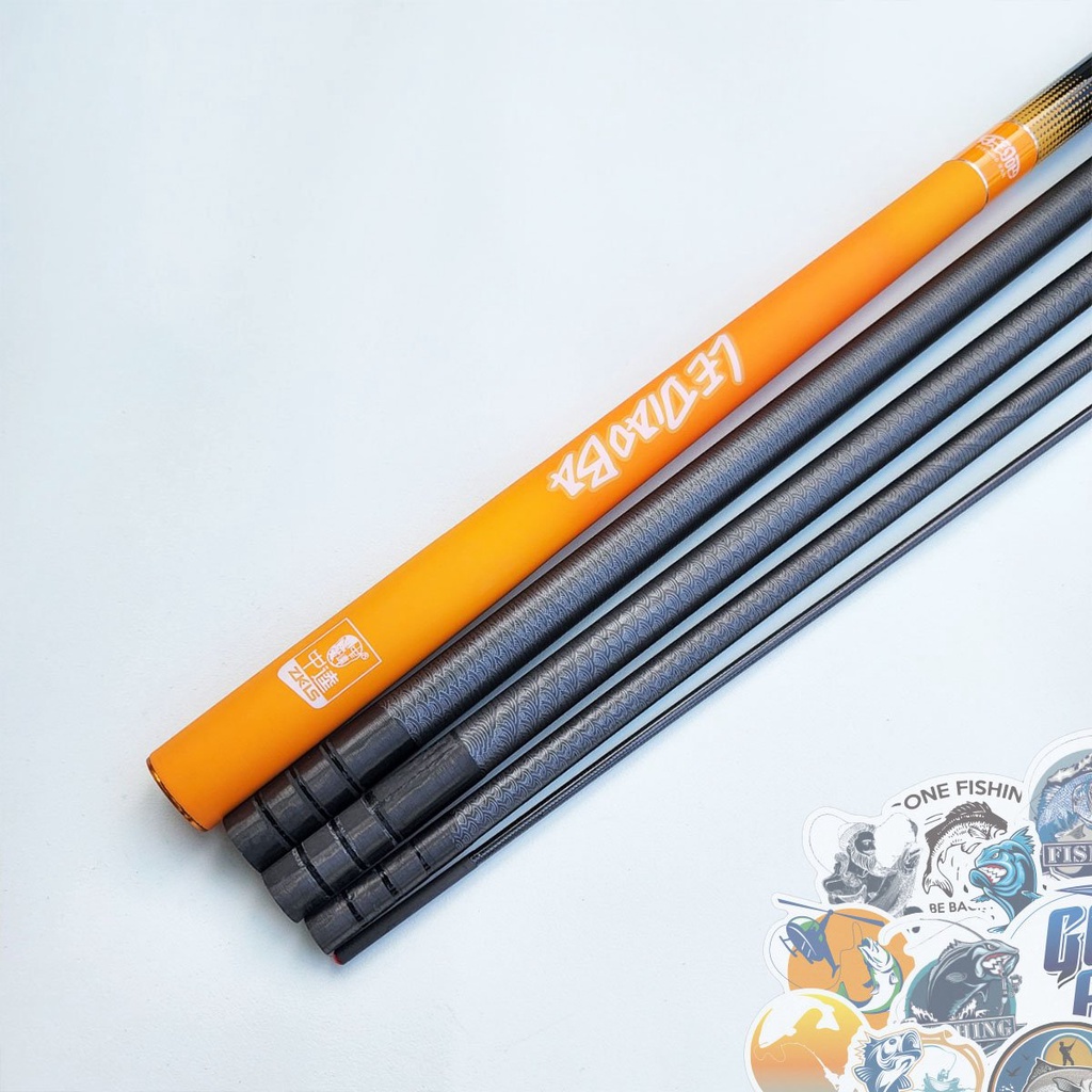 Cần câu đài Thanh xuân phong nhã 6H tặng kèm 1 ngọn phụ - Tông màu Cam trẻ trung