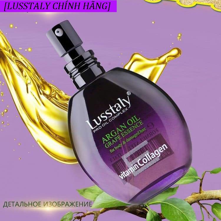 [LUSSTALY CHÍNH HÃNG] Tinh dầu dưỡng tóc Lusstaly Collagen 50ml, Dầu dưỡng tóc Lusstaly Collagen siêu thơm,siêu mềm mượt