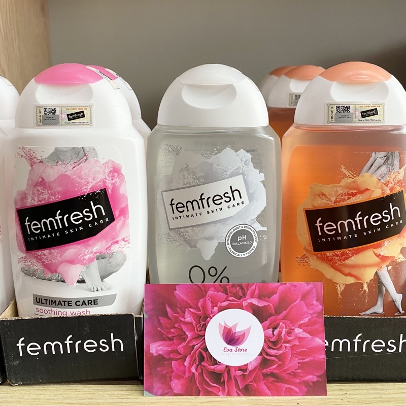 [Nhập khẩu] Dung dịch vệ sinh phụ nữ cao cấp Femfresh Pure &amp; Fresh Wash 250ml