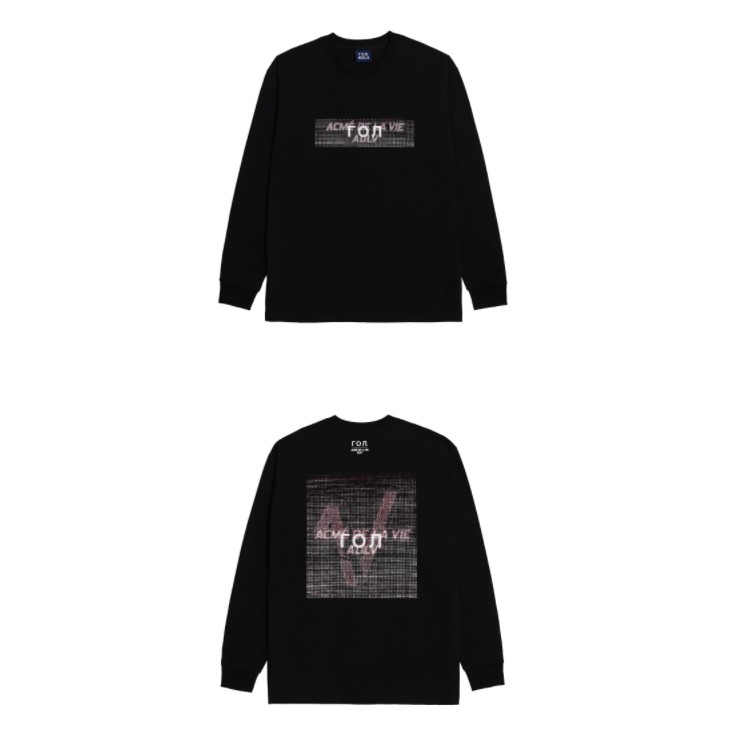 Áo Thun Dài Tay LOG X ADLV DOCKING LONG SLEEVE T-SHIRT BLACK