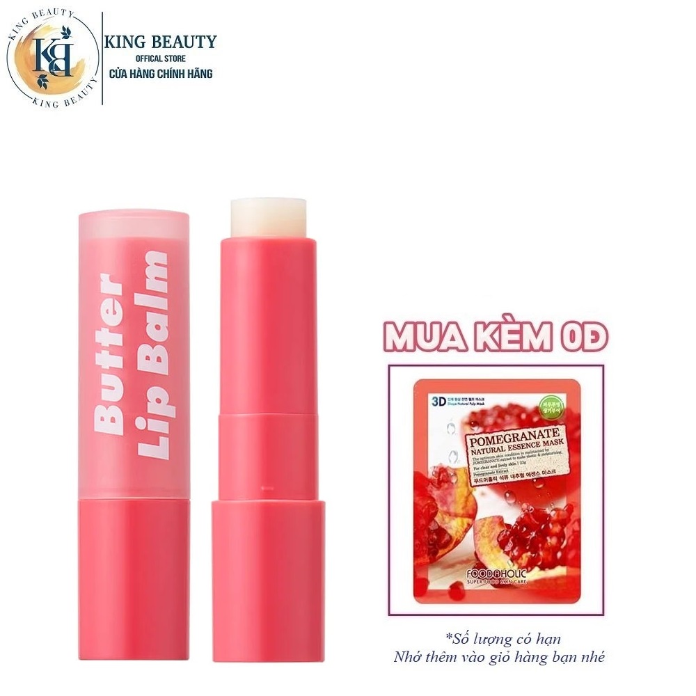 Son Dưỡng Môi Dưỡng Ẩm Cho Môi Mềm Mại Unpa Bubi Bubi Butter Lip Balm 3.8g