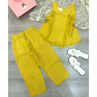 ĐỒ BỘ NỮ VẢI XÔ ĐÙI XÒE ÁO SÁT NÁCH QUẦN DÀI