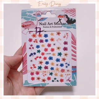 Hình dán móng hình hoa - Nail art sticker