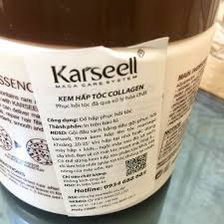 DẦU HẤP TÓC KARSEELL MACA COLLAGEN SIÊU MỀM MƯỢT TÓC 1000ML (DẠNG HŨ)