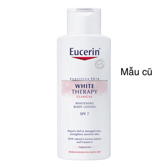 Sữa dưỡng thể trắng da - Eucerin WHITE THERAPY SPF 7