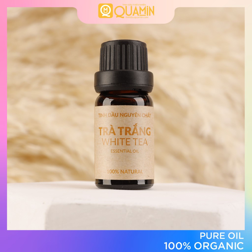 Tinh dầu Trà Trắng thiên nhiên Organic 10ml - QUAMIN