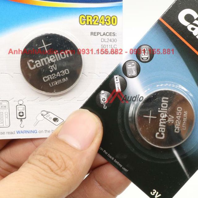 PIN CR2430 CR2450 Camelion chính hãng