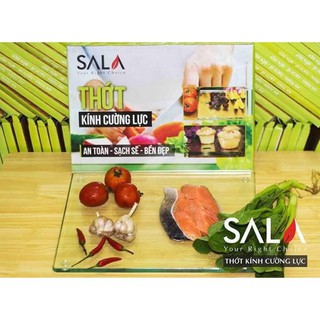 Thớt kính cường lực siêu bền sala - hàng chuẩn loại 1 - thớt kính cường lực sala siêu sạch siêu bền siêu thẩm mĩ