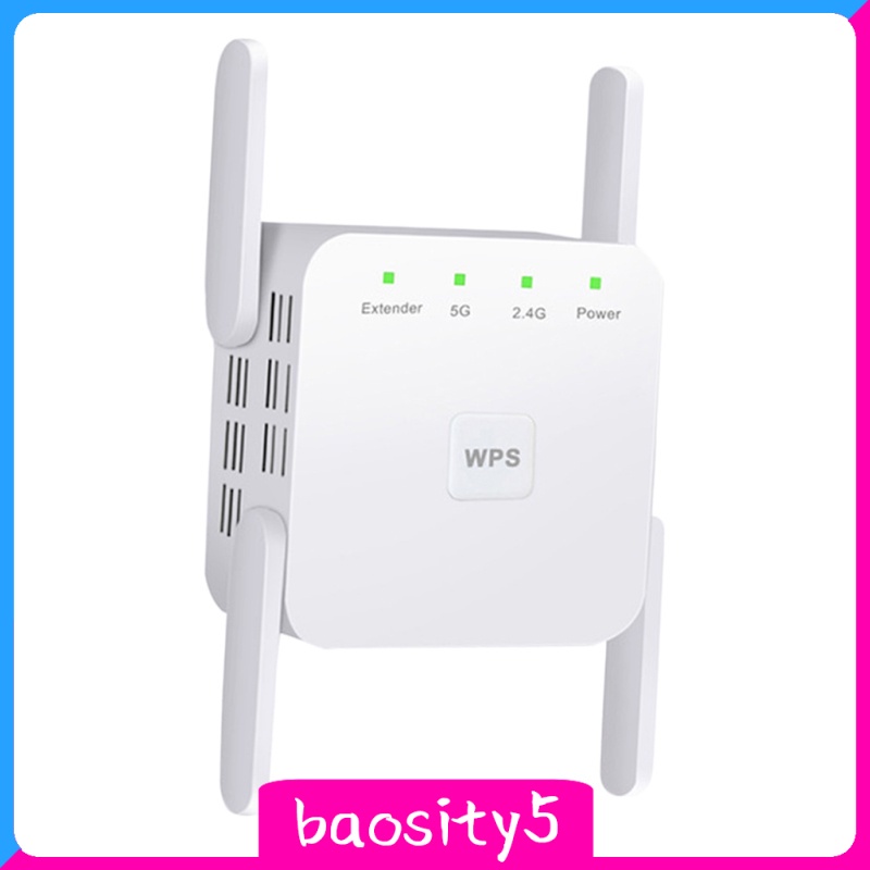 Bộ Khuếch Đại Tín Hiệu Wifi Không Dây 4 Ăng Ten 1200mbps 2.4g 5g | BigBuy360 - bigbuy360.vn