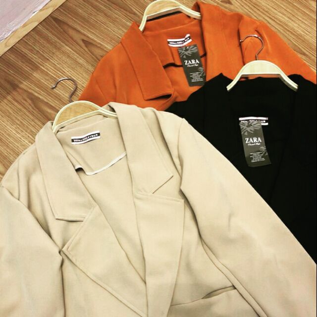 ÁO KHOÁC BLAZER OVERSIZE TRƠN TÚI XÉO
