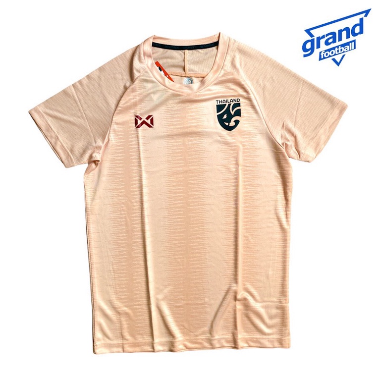 CHÍNH HÃNG - Áo training Tuyển Thái Lan 2021 Màu kem