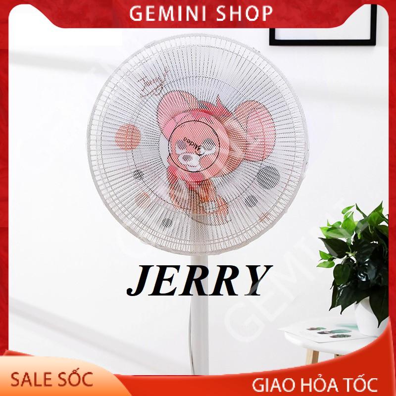 Lưới Vải Bọc Lồng Quạt Máy Có Dây Rút An Toàn Cho Bé Mẫu Hoạt Hình Dễ Thương LBQ GEMINI SHOP