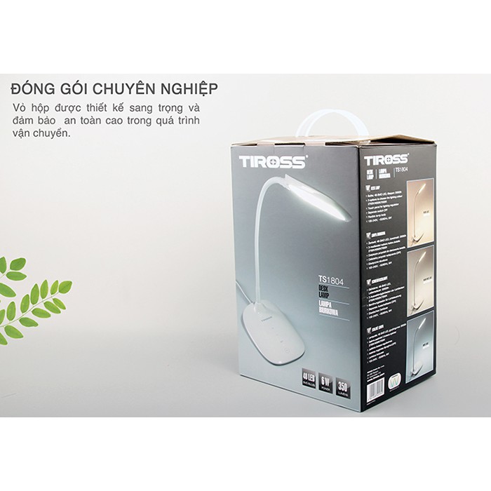 Đèn bàn chống cận Tiross TS1804