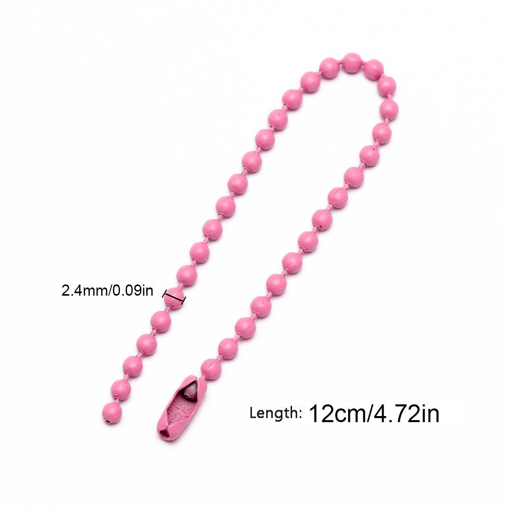 Set 10 Móc Khóa Hạt Nhiều Màu Sắc Dễ Thương