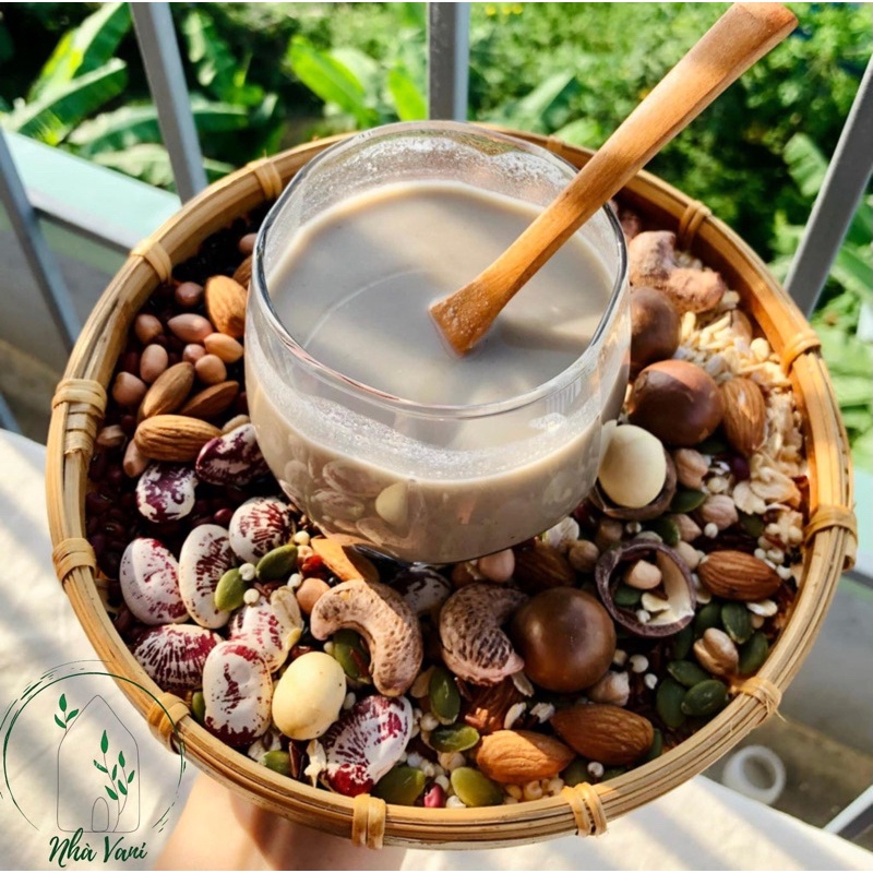 Bột ngũ cốc dinh dưỡng 17 loại hạt - mẹ bầu, lợi sữa, giúp tăng cân, người già, người ốm dậy…) | Bột Natural