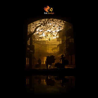 Đèn giấy nghệ thuật - Mùa Thu Hà Nội