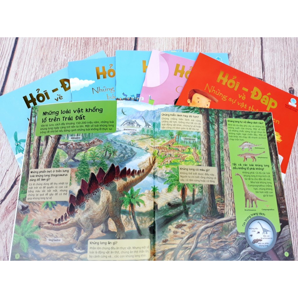 sách -Combo 6 Tập Hỏi - Đáp giải đáp thắc mắc cho bé