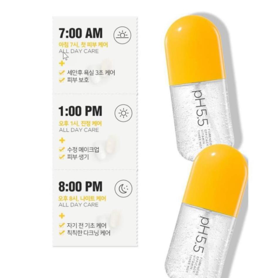 XỊT KHOÁNG DƯỠNG TRẮNG FORENCOS PH 5.5 EFFICACY VITAMIN TONER MIST