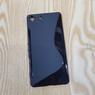 Ốp lưng sony m5 dẻo đen chữ s