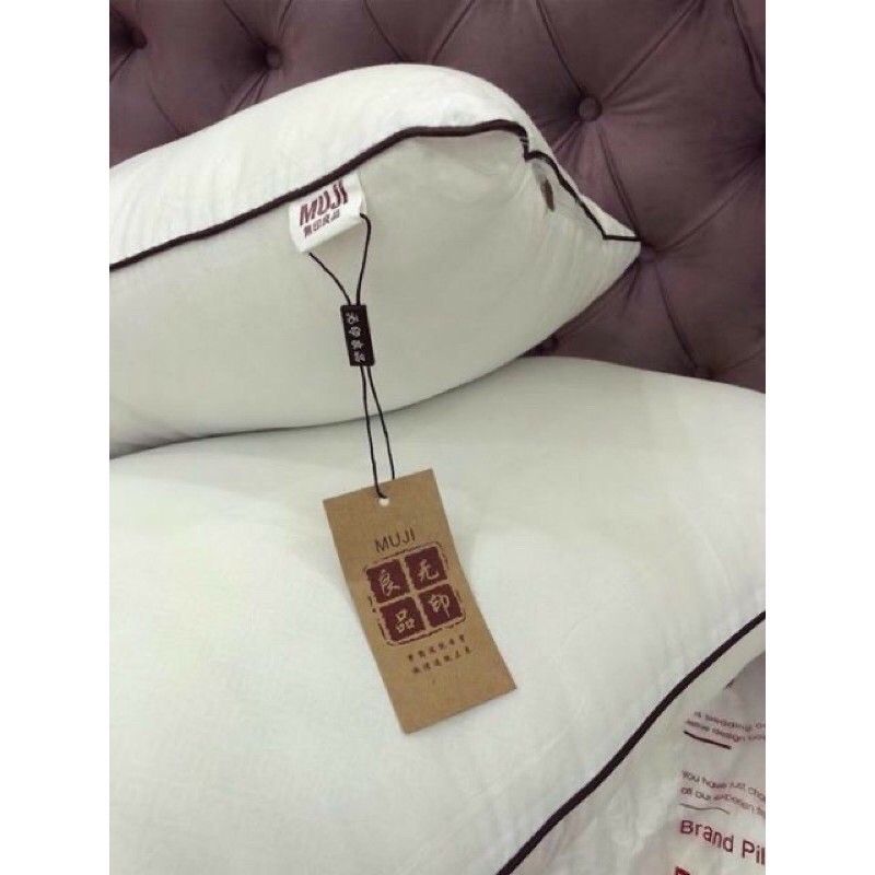 cặp gối Gòn cao cấp muji 45x65