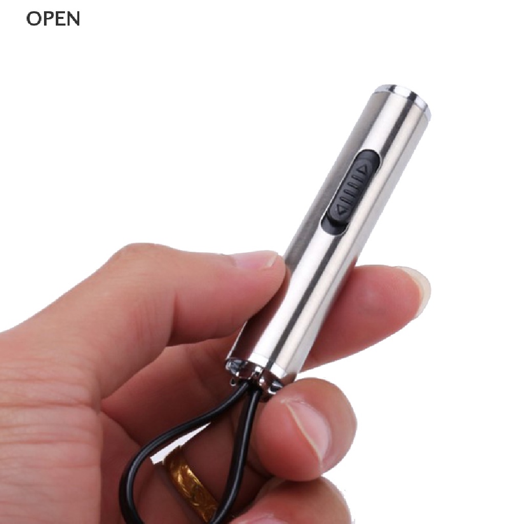 Op Đèn Pin Mini 2 Trong 1 Sạc USB Bằng Tia UV LED Bỏ Túi Dùng Cắm Trại my