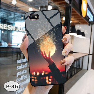 Ốp lưng kính Oppo A1K- hình 3D