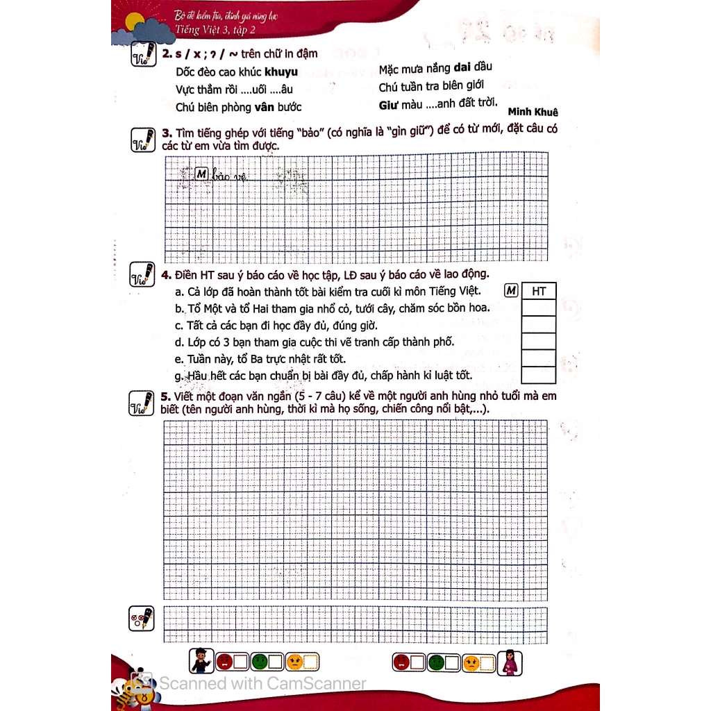 Sách - Bộ Đề Kiểm Tra, Đánh Giá Năng Lực Tiếng Việt 3 - Tập 2