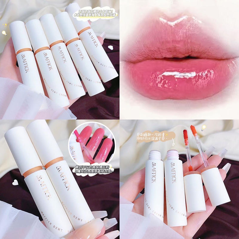 Son Bóng MAFFICK Dưỡng Ẩm Chống Thấm Nước Không Dính Màu Sắc Tươi Sáng