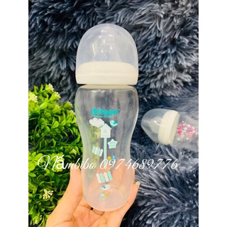 Bình sữa Attoon cổ hẹp 60ml/250ml ( tặng 1 núm sillicon siêu mềm)