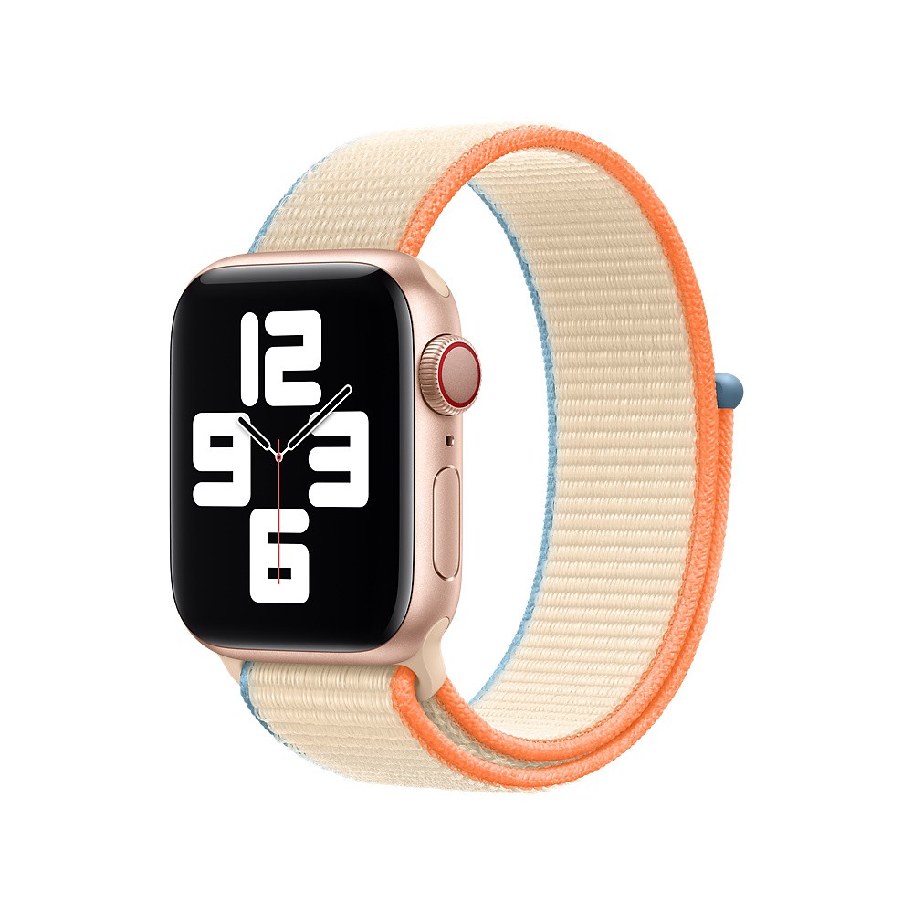 Dây đeo dệt nylon mềm thoáng khí cho Apple watch 38/40mm 42/44mm iWatch dòng SE 6/5/4/3/2/1